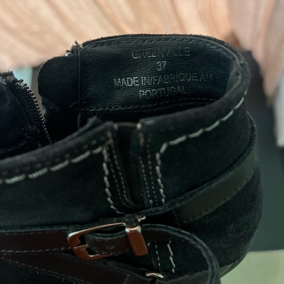 Size 37 Peruvian suede booties black - Picture 2 of 3